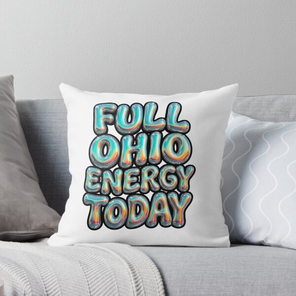 Item preview, Full Ohio Energy Today Funny Gen Z Quote designed and sold by StickVerse by Owais.