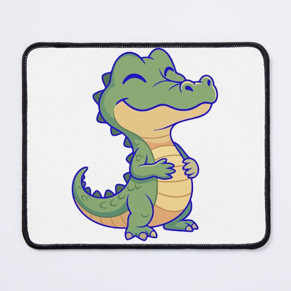 Item preview, Cute Happy Baby Alligator Cartoon Crocodile designed and sold by Rupesh-Art26.
