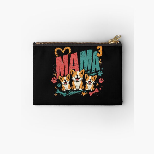 Item preview, Mama 3 Corgi Dog Mom Pet Lover Canine Owner designed and sold by SkeletonsDanger.