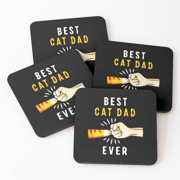 Item preview, Best Cat Dad Ever Fist Bump Graphic designed and sold by Dmo3HarkoArt.