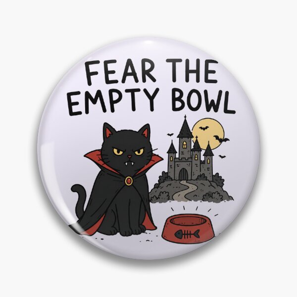 Item preview, Fear The Empty Bowl Cat designed and sold by MonkiFlipp.