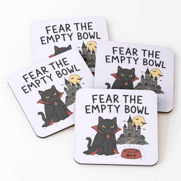 Item preview, Fear The Empty Bowl Cat designed and sold by MonkiFlipp.