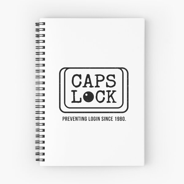 Item preview, Caps Lock Preventing Login Since 1980 - Computer Tech Humor designed and sold by dudelinart.