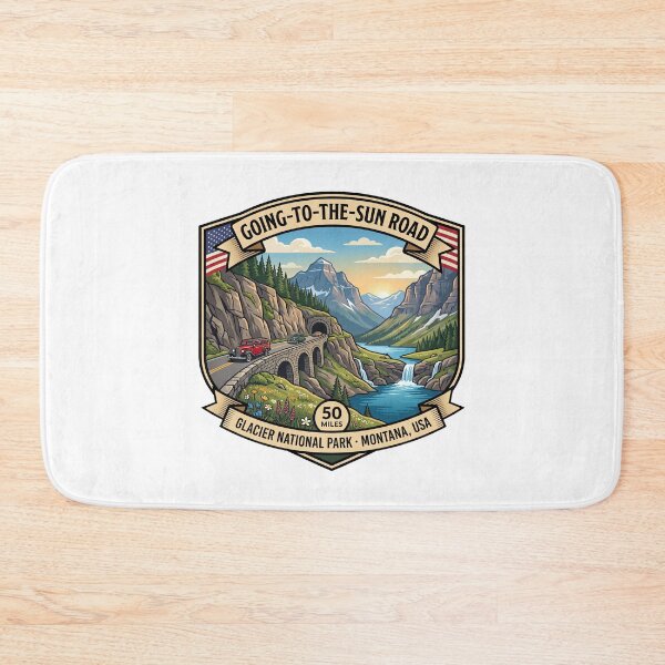 Item preview, Going-to-the-Sun Road Glacier Scenic Highway designed and sold by enzoade.