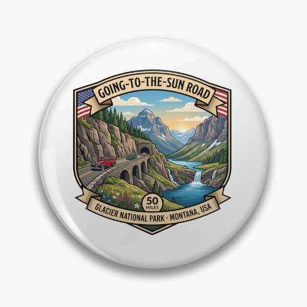 Item preview, Going-to-the-Sun Road Glacier Scenic Highway designed and sold by enzoade.