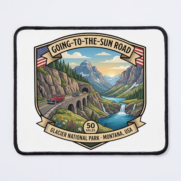Item preview, Going-to-the-Sun Road Glacier Scenic Highway designed and sold by enzoade.