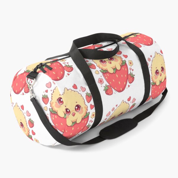 Item preview, Cute Kawaii Chick in a Giant Strawberry | Adorable Baby Bird & Berry | Cute Pink Love Aesthetic designed and sold by dreamz-world.