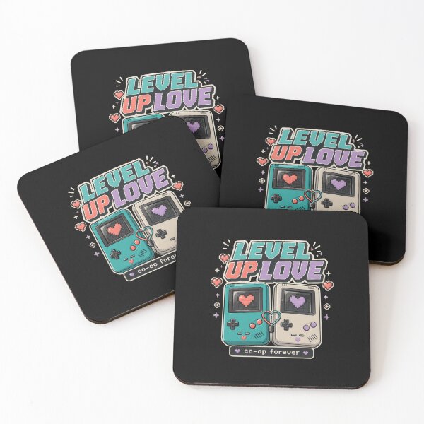 Item preview, Retro Gaming Couple Level Up Affection Pixel Art designed and sold by markymaarty.
