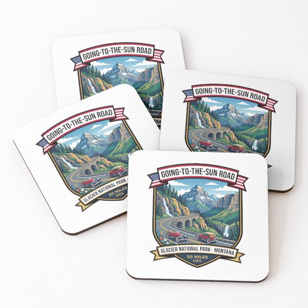 Item preview, Going-to-the-Sun Road Rocky Mountain Route designed and sold by enzoade.
