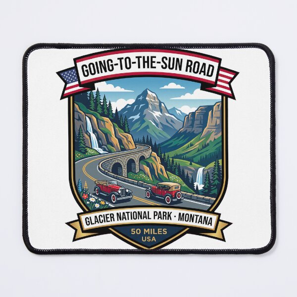 Item preview, Going-to-the-Sun Road Rocky Mountain Route designed and sold by enzoade.
