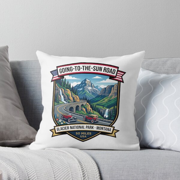 Item preview, Going-to-the-Sun Road Rocky Mountain Route designed and sold by enzoade.