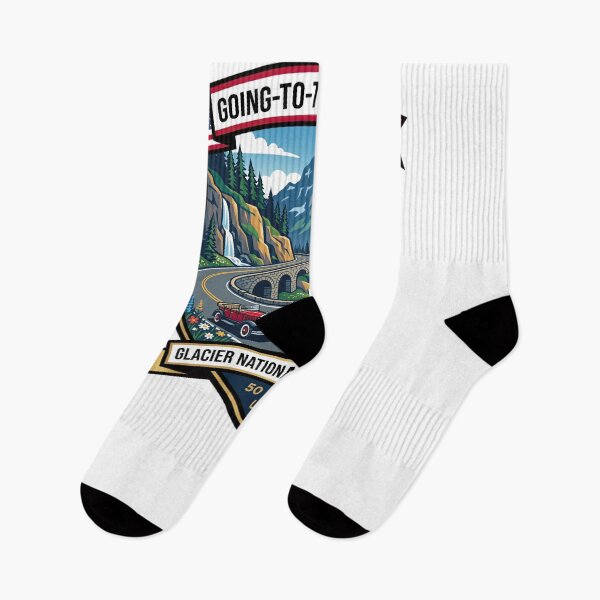 Item preview, Going-to-the-Sun Road Rocky Mountain Route designed and sold by enzoade.