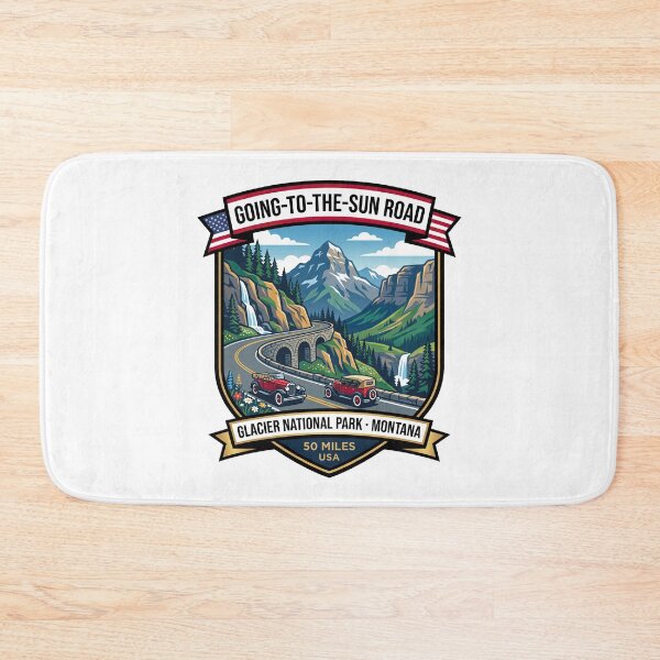 Item preview, Going-to-the-Sun Road Rocky Mountain Route designed and sold by enzoade.