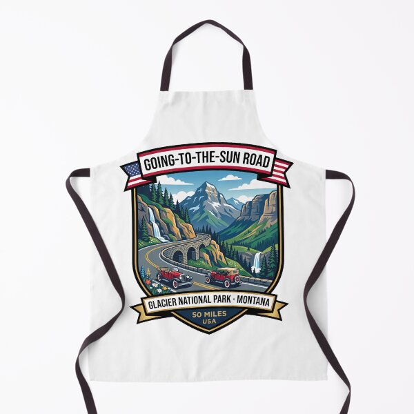 Item preview, Going-to-the-Sun Road Rocky Mountain Route designed and sold by enzoade.