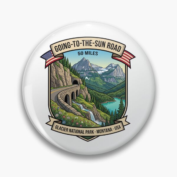 Item preview, Going-to-the-Sun Road Montana Mountain Drive designed and sold by enzoade.