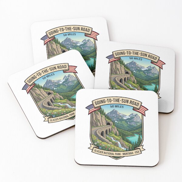 Item preview, Going-to-the-Sun Road Montana Mountain Drive designed and sold by enzoade.