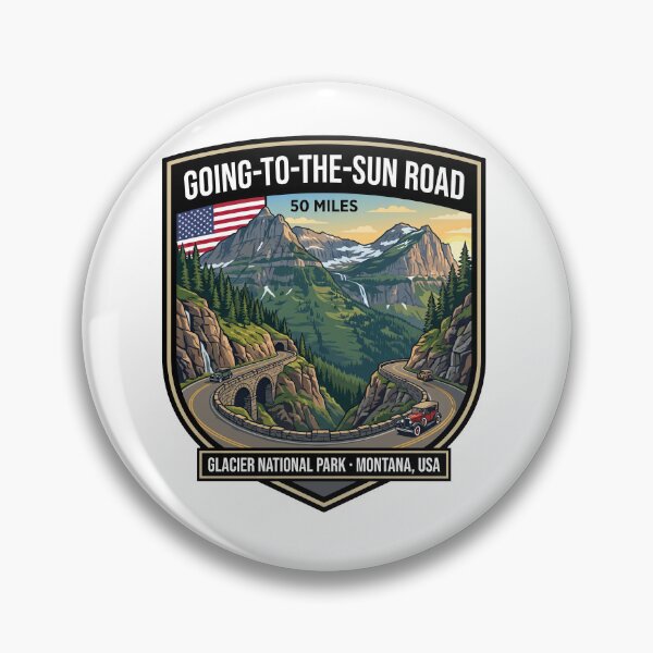 Item preview, Going-to-the-Sun Road Glacier National Park designed and sold by enzoade.