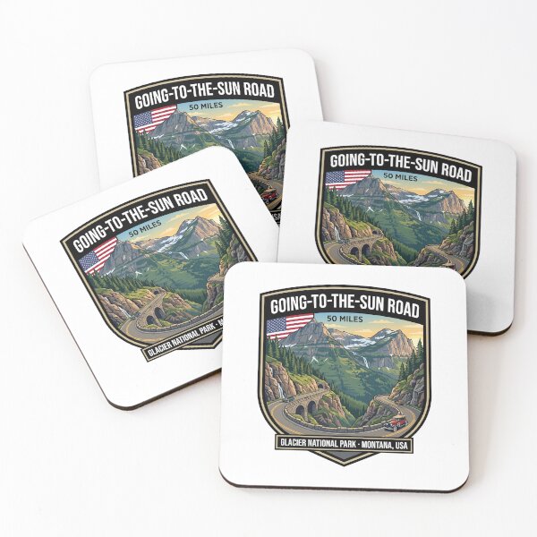 Item preview, Going-to-the-Sun Road Glacier National Park designed and sold by enzoade.