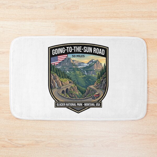 Item preview, Going-to-the-Sun Road Glacier National Park designed and sold by enzoade.