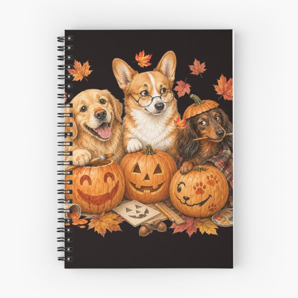 Item preview, Halloween Pumpkin Carving Funny Dogs Retriever, Corgi & Dachshund Fall designed and sold by Cute & Sassy Custom Gifting Boutiques.