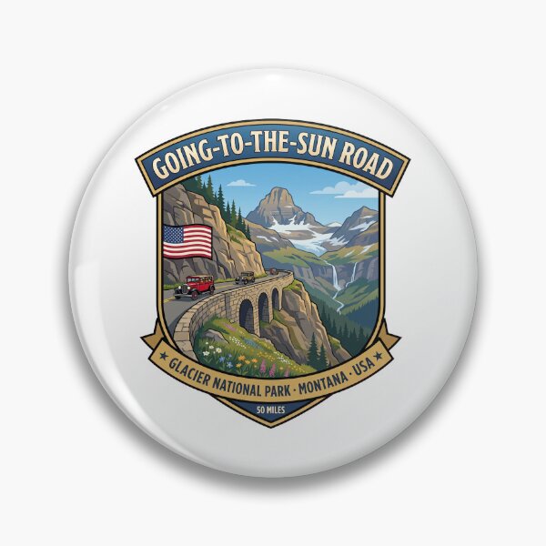 Item preview, Going-to-the-Sun Road Montana Scenic Route designed and sold by enzoade.