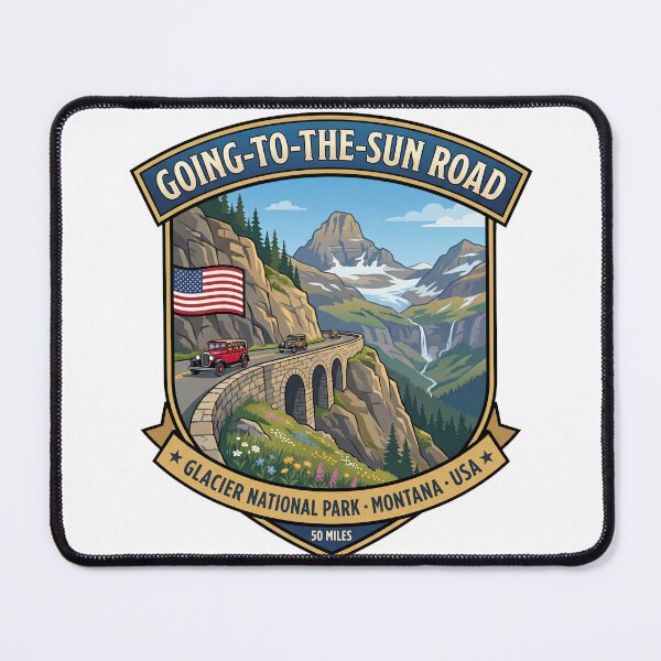 Item preview, Going-to-the-Sun Road Montana Scenic Route designed and sold by enzoade.