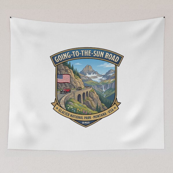 Item preview, Going-to-the-Sun Road Montana Scenic Route designed and sold by enzoade.