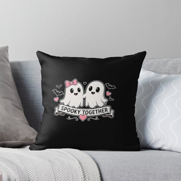 Item preview, Cute Spooky Together Ghosts Halloween Couple designed and sold by markymaarty.