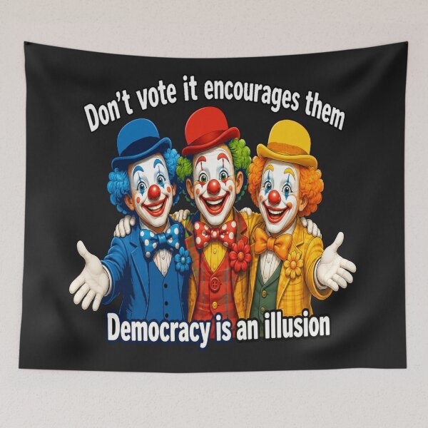 Item preview, Democracy illusion dont vote designed and sold by JamesDunican.