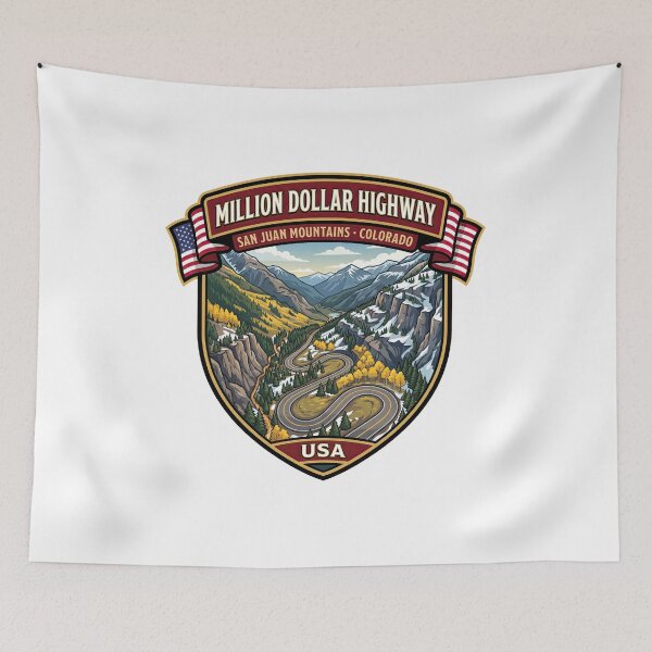 Item preview, Million Dollar Highway San Juan Mountains designed and sold by enzoade.