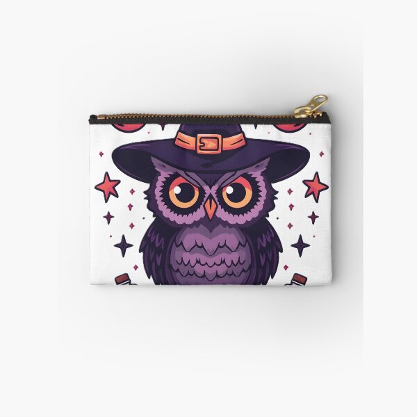 Item preview, Cute Witch Owl with Magic Potions & Crescent Moons | Kawaii Halloween Owl | Mystical Witchcore Bird designed and sold by dreamz-world.
