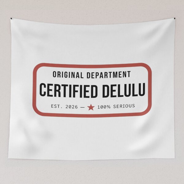 Item preview, Certified Delulu — Original Department Fake Brand Badge designed and sold by Art&Fun.