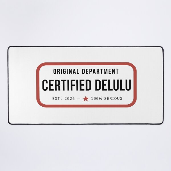 Item preview, Certified Delulu — Original Department Fake Brand Badge designed and sold by Art&Fun.