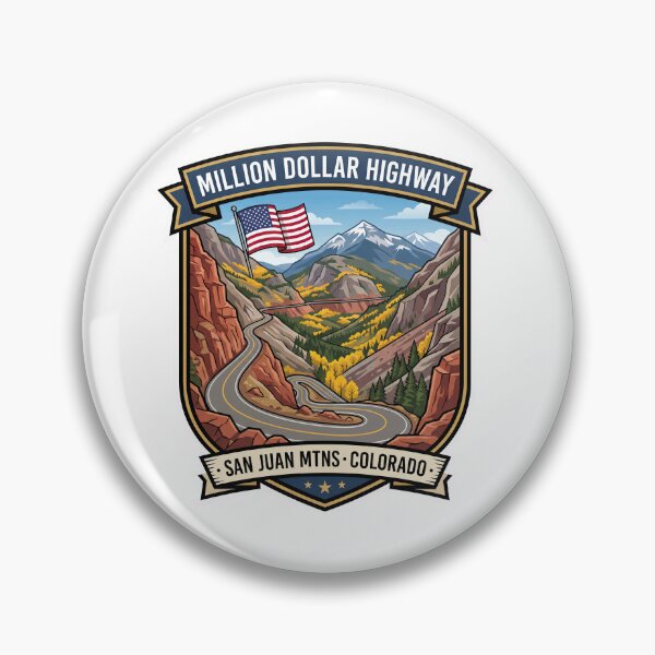 Item preview, Million Dollar Highway Ouray Silverton designed and sold by enzoade.
