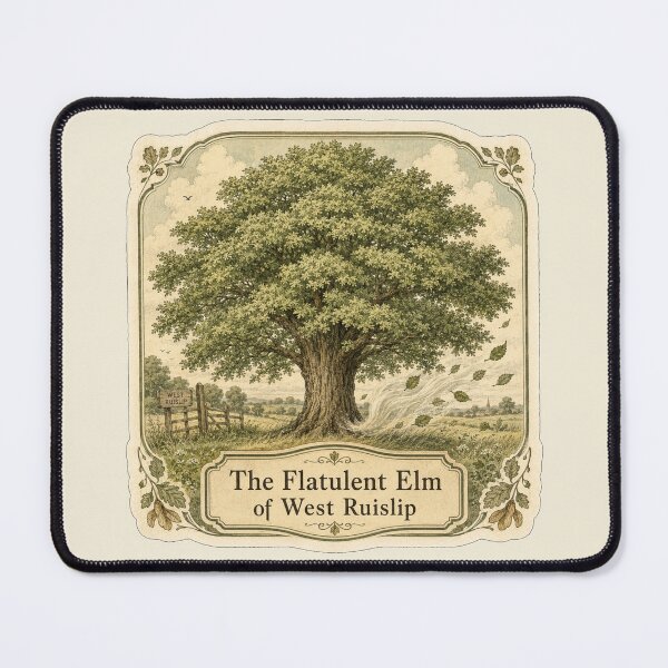 Item preview, The Flatulent Elm of West Ruislip designed and sold by ChirpInc.