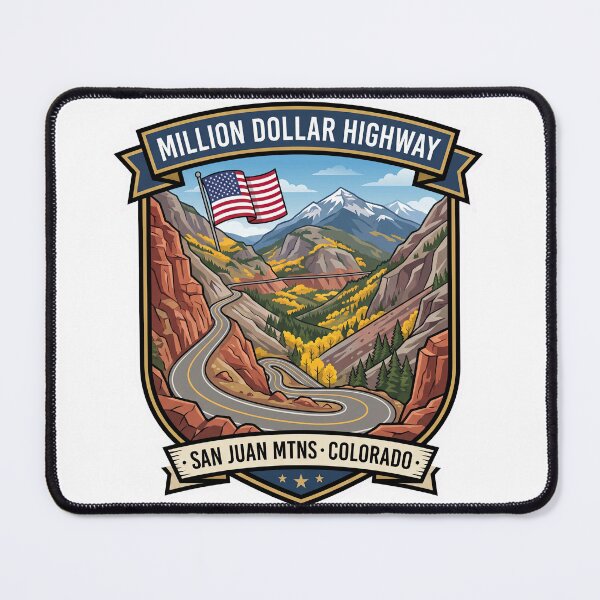 Item preview, Million Dollar Highway Ouray Silverton designed and sold by enzoade.