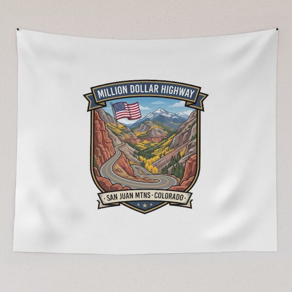 Item preview, Million Dollar Highway Ouray Silverton designed and sold by enzoade.
