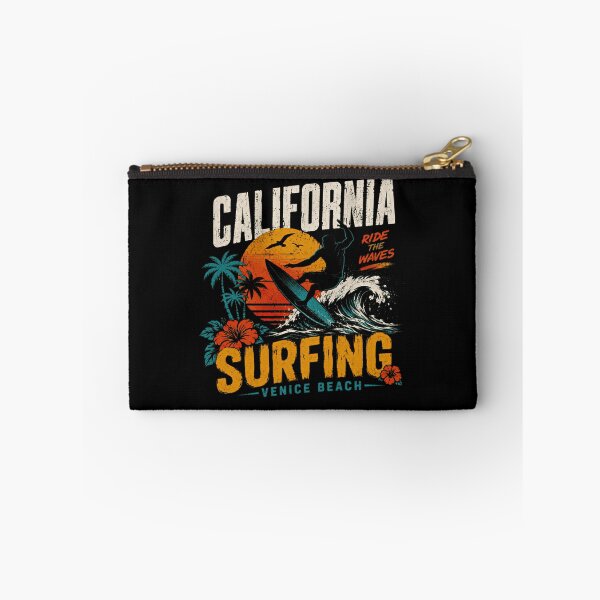 Item preview, California Ride The Waves Surfing Venice Beach Surfer Ocean Beach Vintage designed and sold by SkeletonsDanger.
