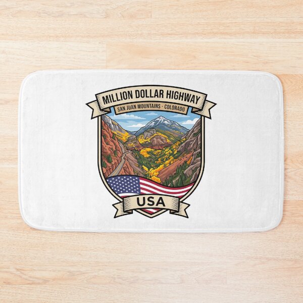 Item preview, Million Dollar Highway Colorado Mountain Road designed and sold by enzoade.