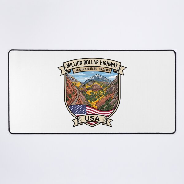 Item preview, Million Dollar Highway Colorado Mountain Road designed and sold by enzoade.
