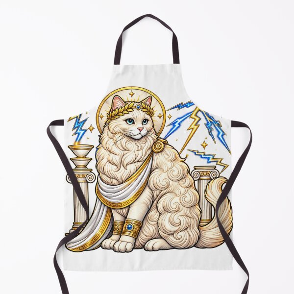Item preview, Zeus Cat God – Greek Mythology King of Olympus Fantasy Feline designed and sold by ChicClicker.