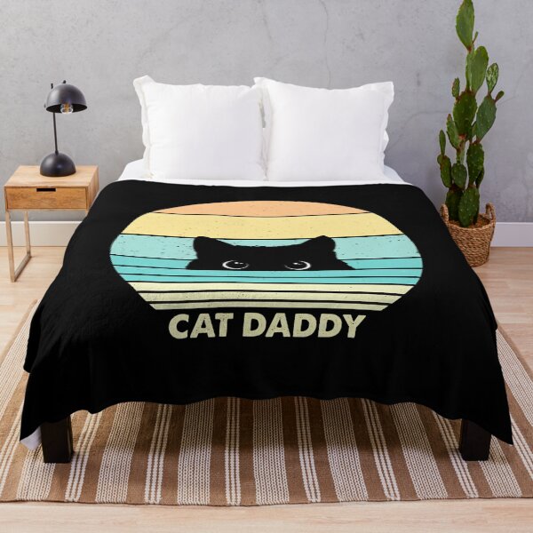 Item preview, Cat Daddy Retro Sunset Silhouette designed and sold by Dmo3HarkoArt.