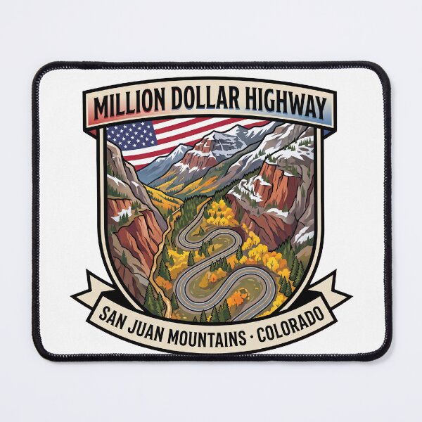 Item preview, Million Dollar Highway Colorado Scenic Route designed and sold by enzoade.