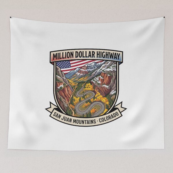 Item preview, Million Dollar Highway Colorado Scenic Route designed and sold by enzoade.