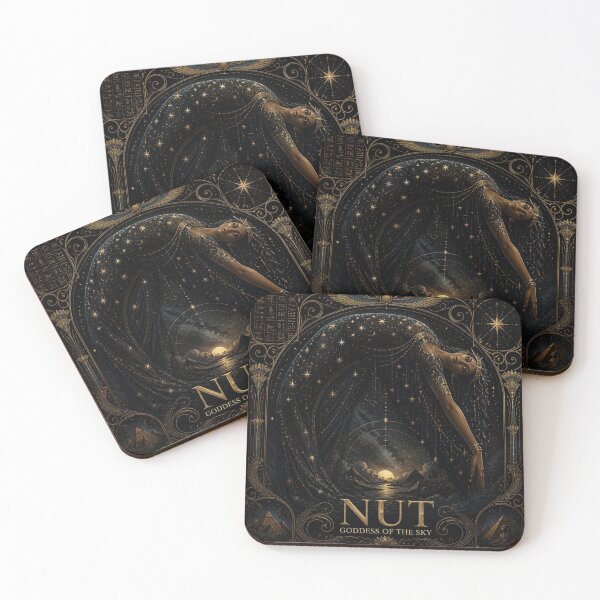Item preview, Nut Egyptian Goddess of the Sky - Dark Academia Gothic Art designed and sold by SunnyDesign82.