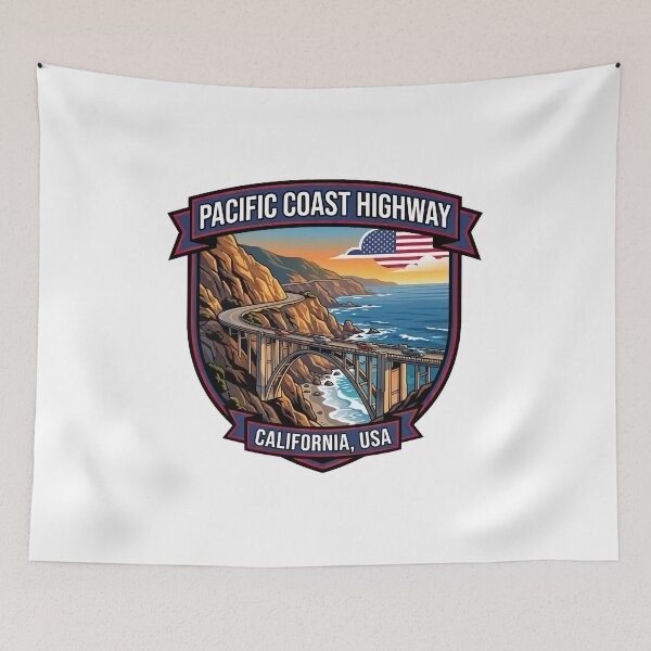 Item preview, Pacific Coast Highway Pacific Ocean Route designed and sold by enzoade.