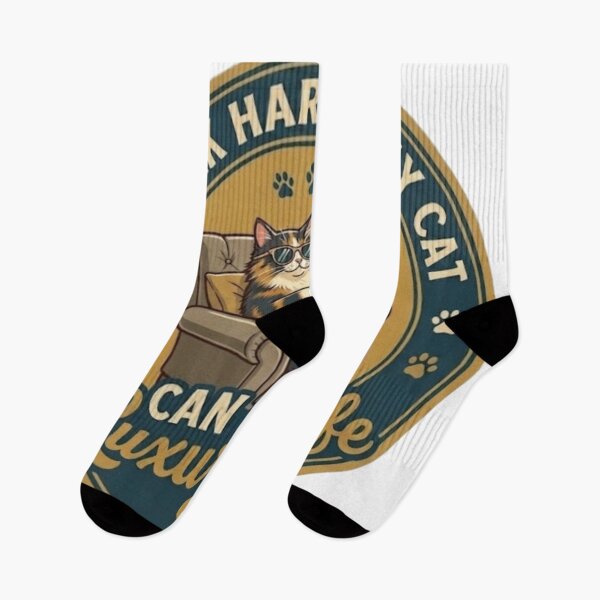 Item preview, Luxury Cat Life Funny Cat Owner Vintage Design designed and sold by Salma.Store.
