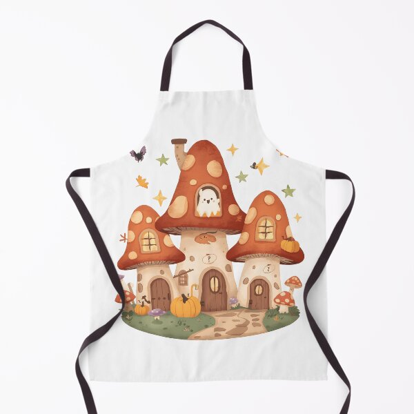 Item preview, Cute Halloween Mushroom House Village – Kawaii Spooky Cottagecore Autumn T-Shirt & Sticker designed and sold by ColorClouds.