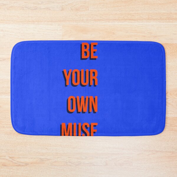 Item preview, Be Your Own Muse Orange Minimalist Typographic Art designed and sold by Creations by lyne.