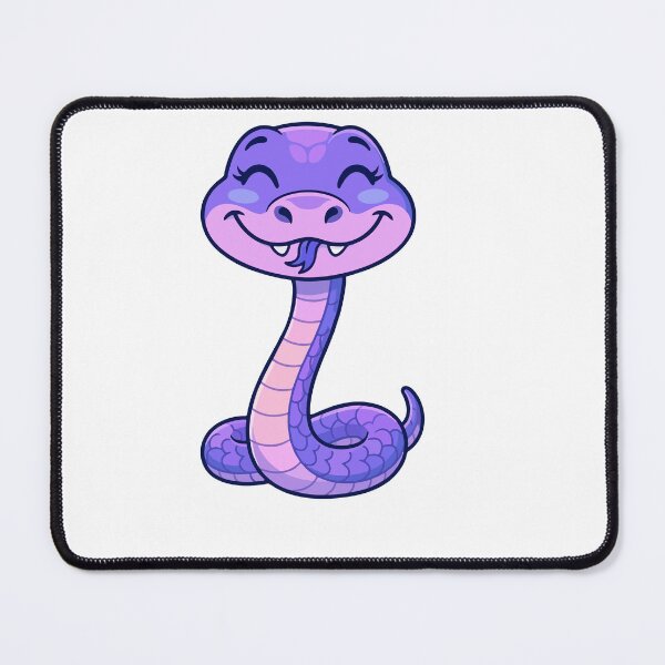 Item preview, Cute Happy Purple Snake Chibi Vector designed and sold by Rupesh-Art26.